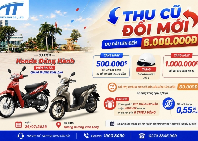 THU CŨ - ĐỔI MỚI - LÊN ĐỜI XE SANG - ƯU ĐÃI LÊN ĐẾN 6.000.000Đ